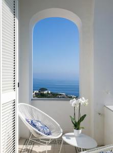 Üldine merevaade või majutusasutusest Villa La Pergola Capri pildistatud vaade