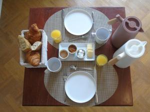 Налични за гости опции за закуска в Une nuit sur Loire