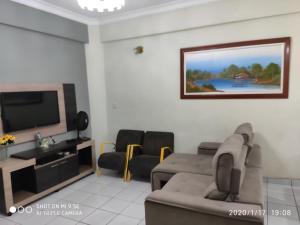 Et tv og/eller underholdning på Espaço Bela Vista