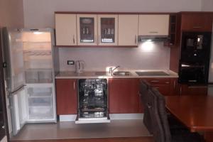 Kuchyň nebo kuchyňský kout v ubytování Apartman Franko - uz parking