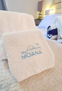 Postel nebo postele na pokoji v ubytování Villa Moana
