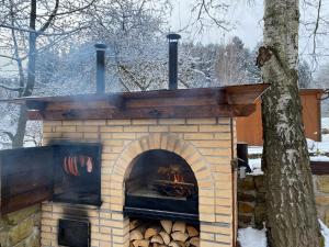 Gril pre hostí v dovolenkovom dome