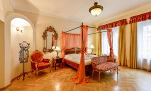 Posteľ alebo postele v izbe v ubytovaní Hotel Residence Green Lobster