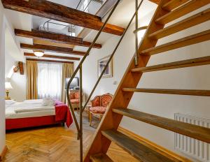 Posteľ alebo postele v izbe v ubytovaní Hotel Residence Green Lobster