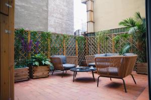 Patio nebo venkovní prostory v ubytování Cosmopolitan Boutique Rambla