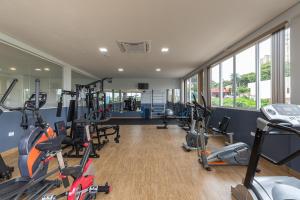 Fitness centrum a/nebo fitness zařízení v ubytování Hotel Baviera Iguassu