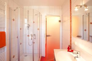 Koupelna v ubytování Das Landhaus + 22 fotografií