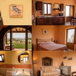 A bed or beds in a room at Agriturismo Mercurio