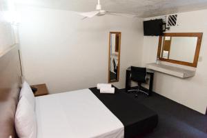 Voodi või voodid majutusasutuse Hotel Central Irapuato - Hotel en Irapuato toas