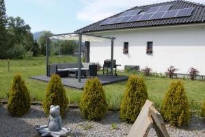 Zahrada ubytování Apartmány Charlie