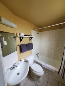 Koupelna v ubytování Bio Vista Motel
