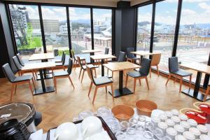 Restaurace v ubytování Sun Royal Hotel Kameoka Ekimae