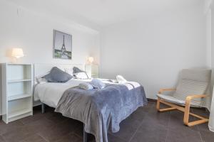 Posteľ alebo postele v izbe v ubytovaní FUN BUILDING TERRACES by HOMEABOUT