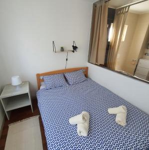 Postel nebo postele na pokoji v ubytování Apartment Sandra Toplice Sveti Martin