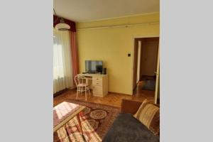 TV a/nebo společenská místnost v ubytování Andrassy Apartment