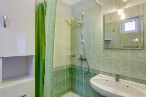 Koupelna v ubytování Gyapay Apartman Hévíz
