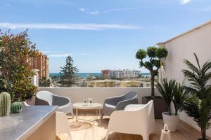 Μπαλκόνι ή βεράντα στο Huelin Suites