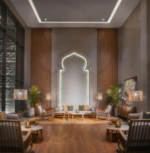 A seating area at Steigenberger Resort Ras Soma