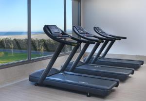 The fitness centre and/or fitness facilities at Steigenberger Resort Ras Soma