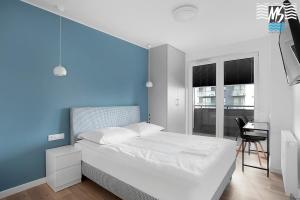 Posteľ alebo postele v izbe v ubytovaní MS Apartments Sky Tower X