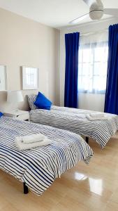 Voodi või voodid majutusasutuse Casa azul toas