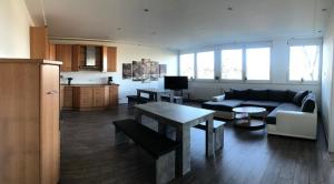 Kuchyň nebo kuchyňský kout v ubytování Pension Gästehaus Kautz
