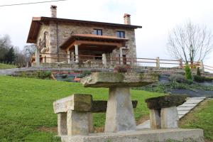 Zahrada ubytování CABAÑA DE LA ABUELA DE SELAYA