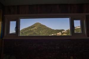 Uma vista geral da montanha ou uma vista da montanha a partir do quarto em acomodação particular