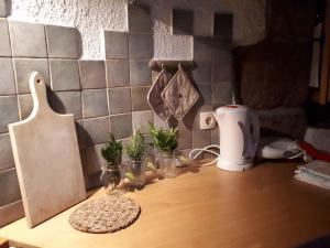 Kuchyň nebo kuchyňský kout v ubytování Holiday home in Dobrec 15114