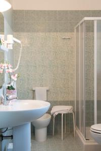 Koupelna v ubytování Hotel le Muse