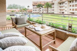Posezení v ubytování P18 Villalia Apartamento B en la Isla de la Toja