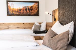 Posteľ alebo postele v izbe v ubytovaní Bergseegut Chalet und Apartment