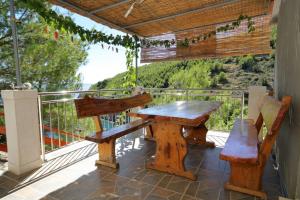 Balkón nebo terasa v ubytování Robinson Style House Zrnovo (3638)