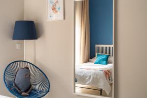 Postel nebo postele na pokoji v ubytování Hotel Aubí