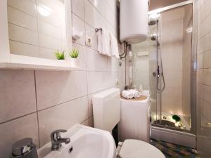 Kúpeľňa v ubytovaní Apartment Herc