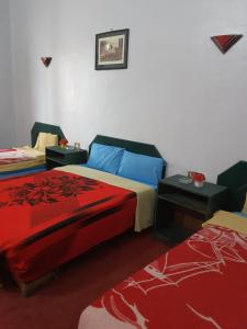 Postel nebo postele na pokoji v ubytování African House Hostel