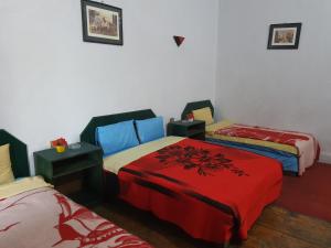 Postel nebo postele na pokoji v ubytování African House Hostel