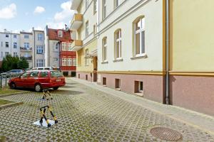 Budynek, w którym mieści się apartament