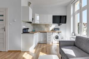Kuchnia lub aneks kuchenny w obiekcie Blue Mandarin Apartments III Haffnera