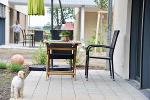 Patio nebo venkovní prostory v ubytování Sonnenscheinhaus Wohnung 3 + 11 fotografií