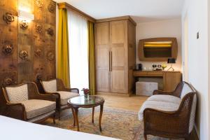 Kuchyň nebo kuchyňský kout v ubytování Duca D'Aosta Hotel