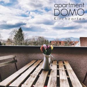 Balkón nebo terasa v ubytování Apartment DOMO Kirchzarten