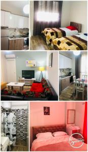 Kuchyň nebo kuchyňský kout v ubytování Rezidenca SHOPI Apartments