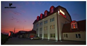 Bygningen som hotellet ligger i