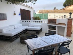 Balkón alebo terasa v ubytovaní Carrer Voramar 11