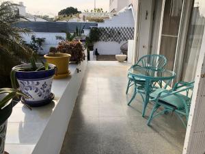 Balkón alebo terasa v ubytovaní Carrer Voramar 11