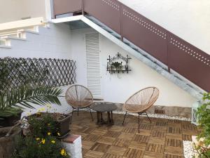 Balkón alebo terasa v ubytovaní Carrer Voramar 11