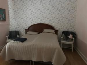 Postel nebo postele na pokoji v ubytování Lysekil-Brastad