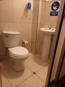 Vannituba majutusasutuses Hostal Tu Hogar