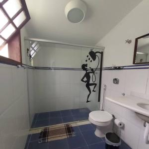 Kylpyhuone majoituspaikassa Pousada Solar dos Vieiras